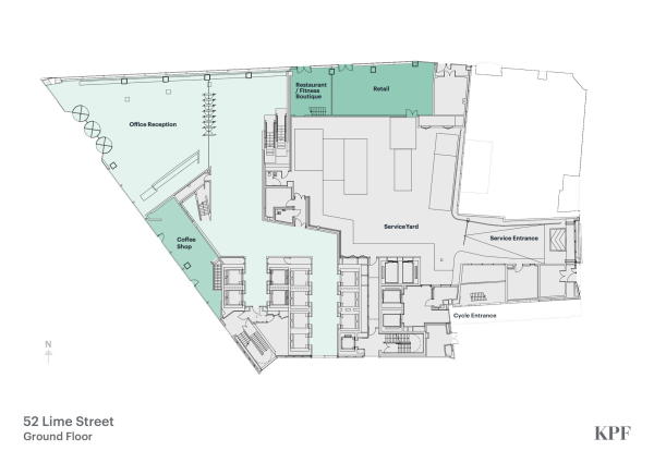 Brohochhaus von KPF in London