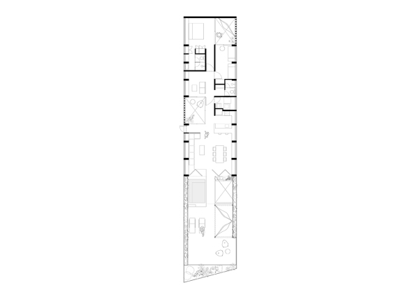 Grundriss einer Wohneinheit