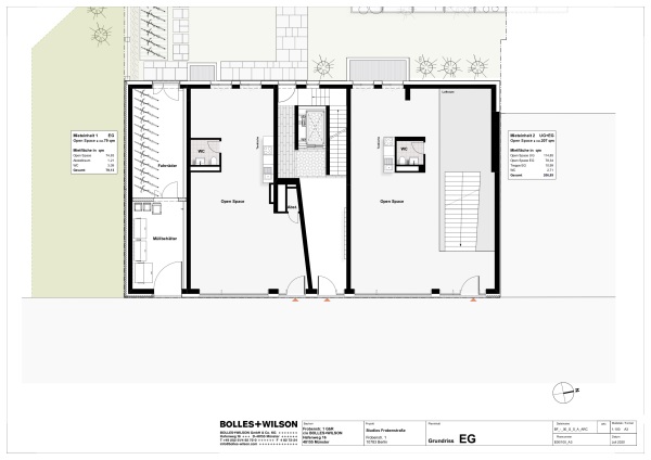 Frobenstra�e 1 von Bolles+Wilson, Grundriss EG