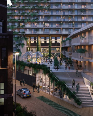 Mei planen Wohnhochhaus in Rotterdam