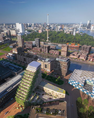 Mei planen Wohnhochhaus in Rotterdam