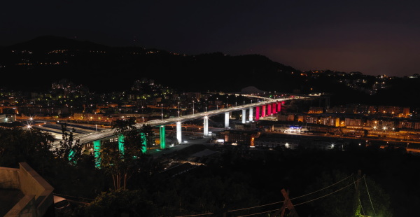 Am heutigen 3. August wird die Ponte Genova San Giorgio eingeweiht, die die 2018 eingestrzte Morandi-Brcke ersetzt.