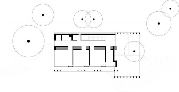 Grundriss Eingangsgeschoss: Hier befinden sich die Schlafrume und das Bad.