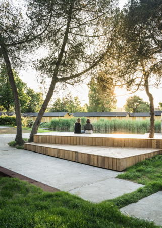 Flussbad in Oettingen von Jordan Balzer Schubert