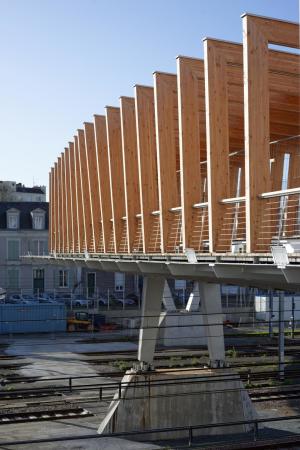 Passerelle in Angers von Dietmar Feichtinger Architectes
