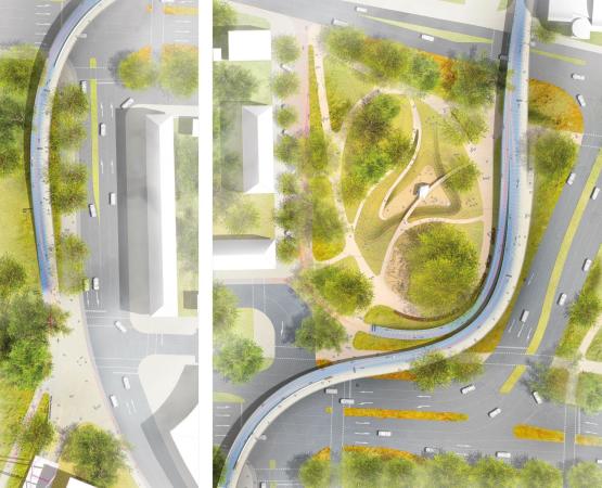 1. Preis: SBP Schlaich Bergermann Partner, LAVA und Latz+Partner