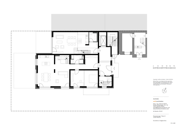 Wohnhaus im Berliner Hinterhof von wolff:architekten