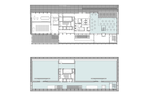 Grundriss Ebenen 4 und 12