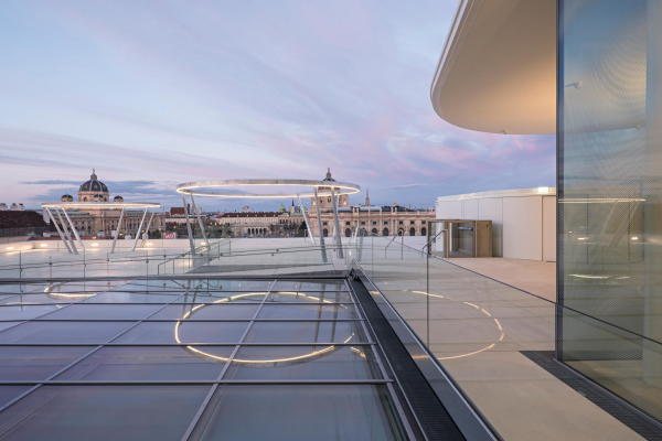 Pavillon von Ortner & Ortner im Museumsquartier Wien