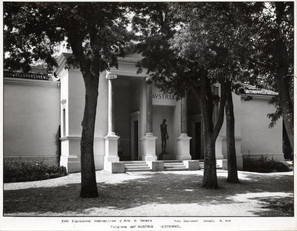 sterreichischer Pavillon whrend der 18. Kunstbiennale 1932, Foto: Giacomelli