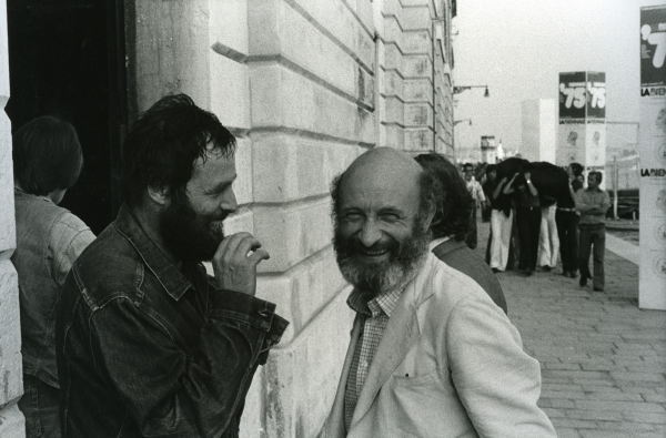 Vittorio Gregotti (1927–2020), mit Harald Szeemann