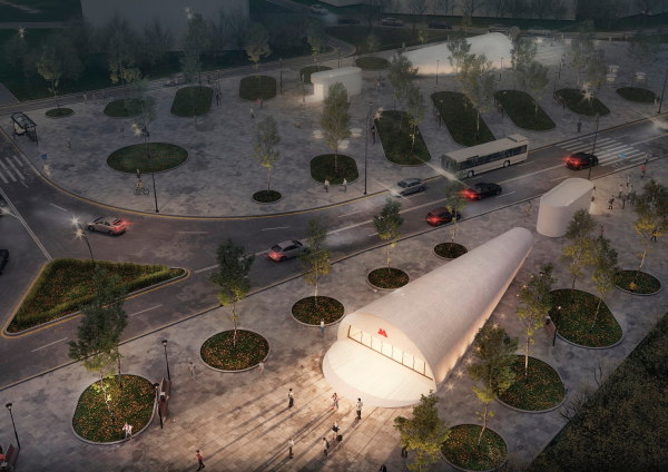 �Klenovy Bulvar 2� 2. Preis: Architectural Bureau KPLN LLC (Moskau)