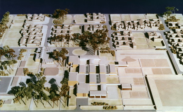 Entwurf fr die Siedlung al-Zuhairi, 1980, Miastoprojekt-Krakau, Wojciech Obtulowicz u.a. im Rahmen des irakischen Wohnungsbauprogramms