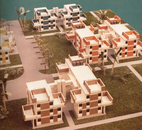 Entwurf fr die Nachbarschaft al-Qadisiyah in Mahmudiyah, Miastoprojekt-Krakau, Dar al-Imarah und Tadeusz Myszkowski im Rahmen des irakischen Wohnungsbauprogramms 197680