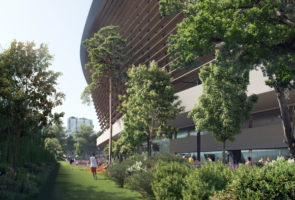 Pl�ne f�r Olympia-Wassersportzentrum in Paris