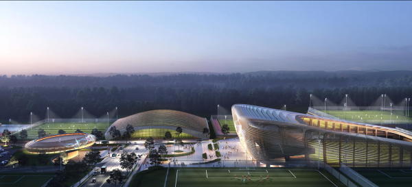 UNStudio erstellen Masterplan fr Fussball-Leistungszentrum bei Seoul
