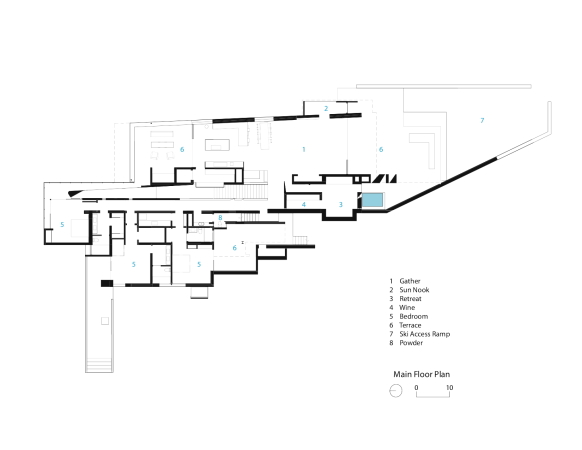 Villa in Kalifornien von Faulkner Architects