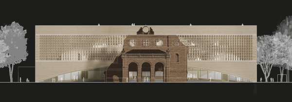 1. Preis: Dorte Mandrup, Ansicht Nord