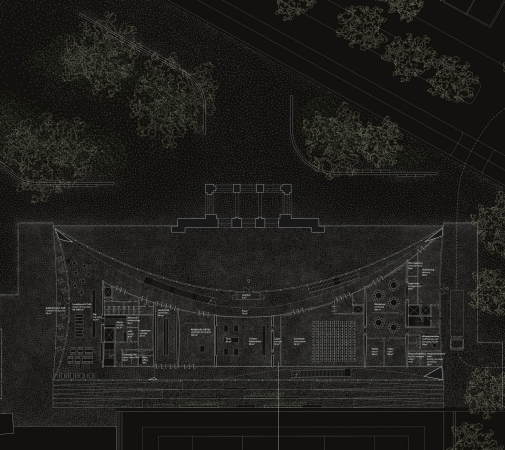 1. Preis: Dorte Mandrup, Grundriss Erdgeschoss