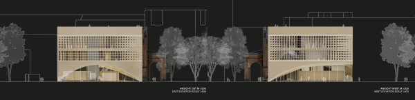 1. Preis: Dorte Mandrup, Ansichten Ost und West