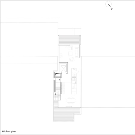 Grundriss 6. Obergeschoss