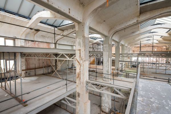 Whrend der Bauphase ...