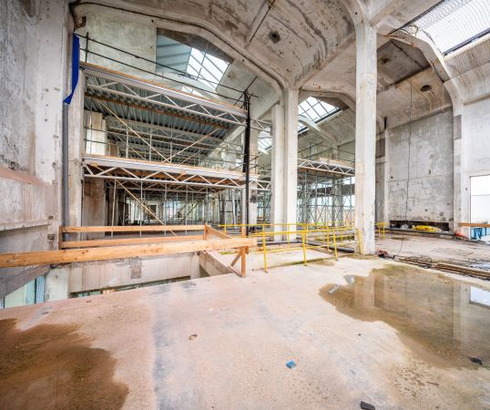 W�hrend der Bauphase ...