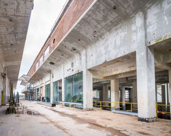 W�hrend der Bauphase ...