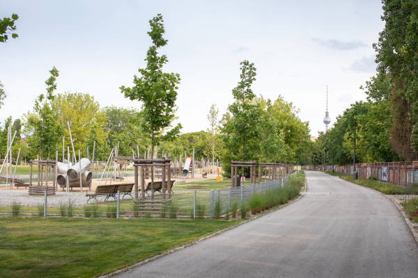 Erweiterung des Mauerparks in Berlin