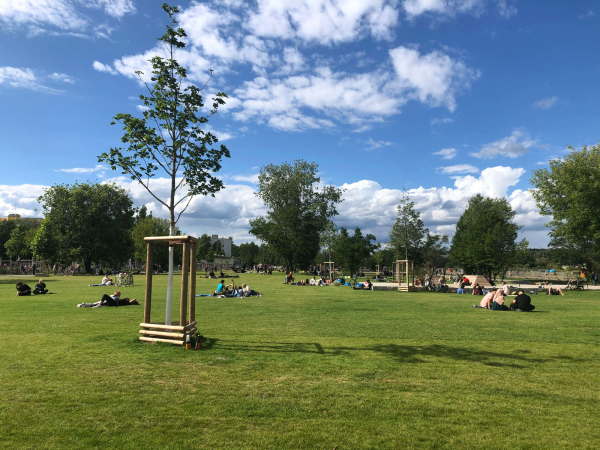 Erweiterung des Mauerparks in Berlin