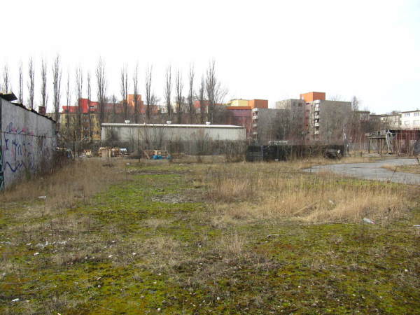 Areal vor der Umgestaltung zum Mauerpark