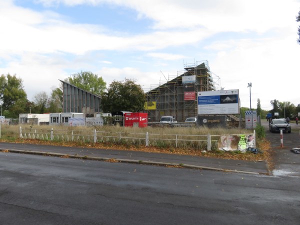 Baustellenbesuch im Oktober 2020.