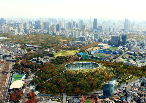 Kofun Stadium - New National Stadium Japan, Tokio, Japan, 2012
