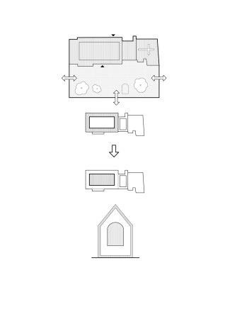 Umbau Martinskirche Apolda, Visualisierung von Atelier ST (Leipzig)
