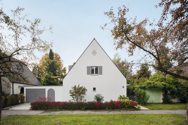 Sep Ruf, Wohnhaus in Ramersdorf im Rahmen der Deutschen Siedlungsausstellung 1934.