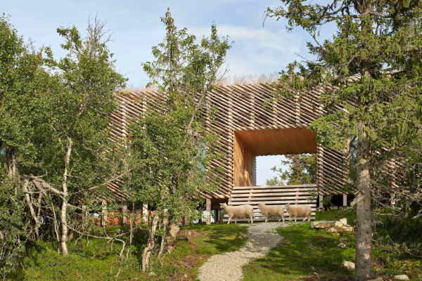 Ferienhaus von Mork-Ulnes Architects bei Lillehammer