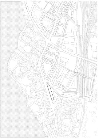 Das Geb�ude liegt im Norden von Genf.