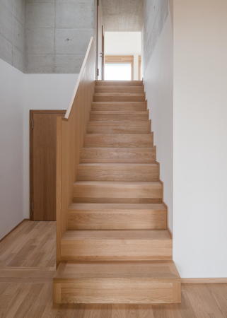 Treppe einer Maisonettwohnung