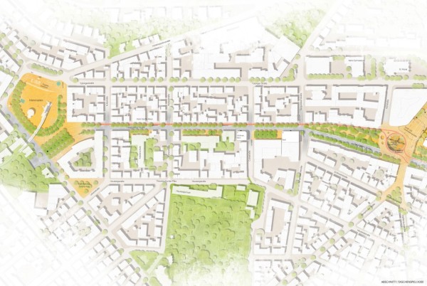 1. Preis: asp Architekten und Kber Landschaftsarchitektur (beide Stuttgart)