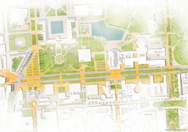 1. Preis: asp Architekten und K�ber Landschaftsarchitektur (beide Stuttgart)