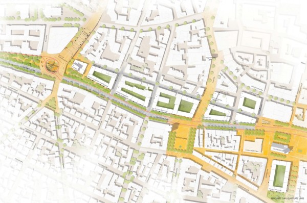 1. Preis: asp Architekten und Kber Landschaftsarchitektur (beide Stuttgart)