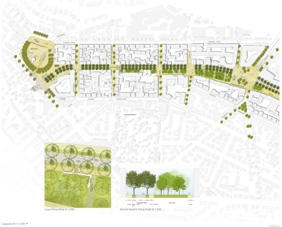 3. Preis: g2-Landschaftsarchitekten Gauder + Gehring in ARGE mit SBA Architektur und St�dtebau (beide Stuttgart)