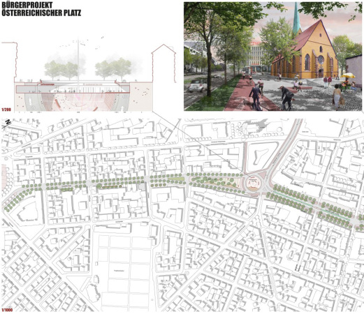 4. Preis: LAUX Architekten Stadtplaner (Stuttgart, M�nchen) in ARGE mit Gl�ck Landschaftsarchitektur (Stuttgart)