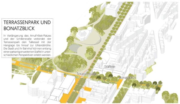1. Preis: asp Architekten und K�ber Landschaftsarchitektur (beide Stuttgart)