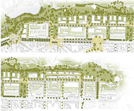 3. Preis: g2-Landschaftsarchitekten Gauder + Gehring in ARGE mit SBA Architektur und St�dtebau (beide Stuttgart)