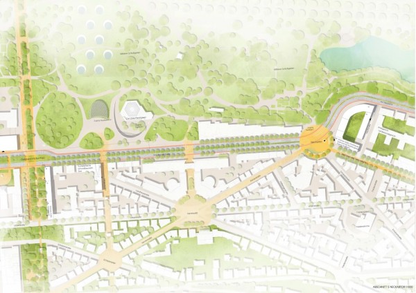 1. Preis: asp Architekten und K�ber Landschaftsarchitektur (beide Stuttgart)