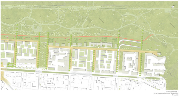 2. Preis: Pesch Partner Architekten Stadtplaner (Stuttgart) in ARGE mit R+T Verkehrsplanung (Darmstadt)