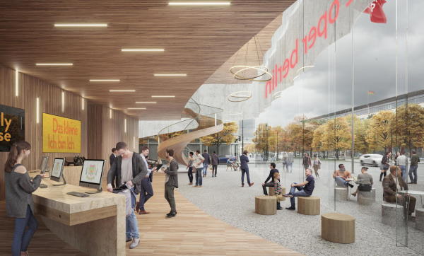 2. Preis: Baumschlager Eberle (Berlin), Ingenieurb�ro Liebert Versorgungstechnik (Berlin)