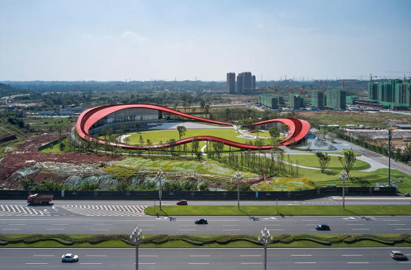 Besucherzentrum in Chengdu von Powerhouse Company