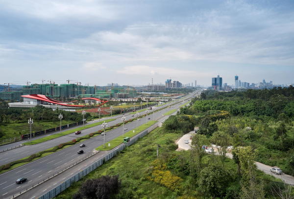 Besucherzentrum in Chengdu von Powerhouse Company